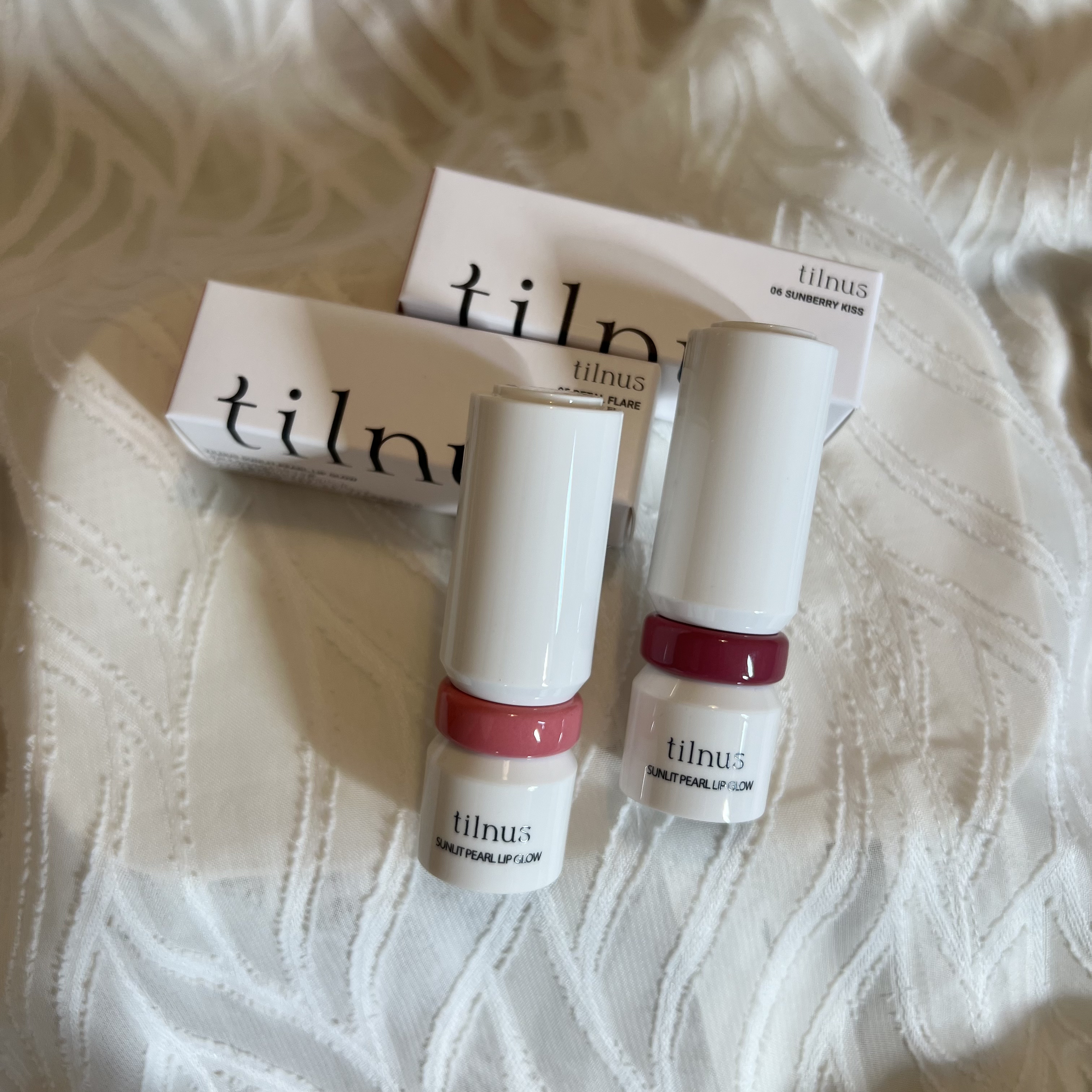 ティルナス  サンリットパール　リップグロウ/tilnus/口紅を使ったクチコミ（1枚目）