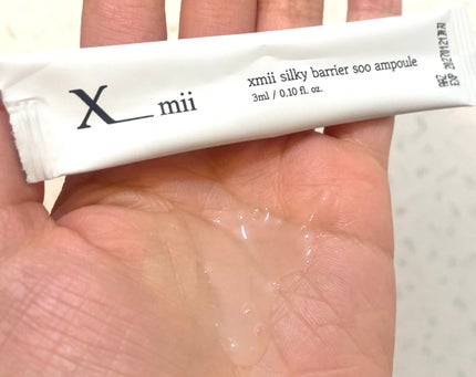 シルキーバリアースーアンプルスティックパウチ/xmii/美容液を使ったクチコミ(2枚目)
