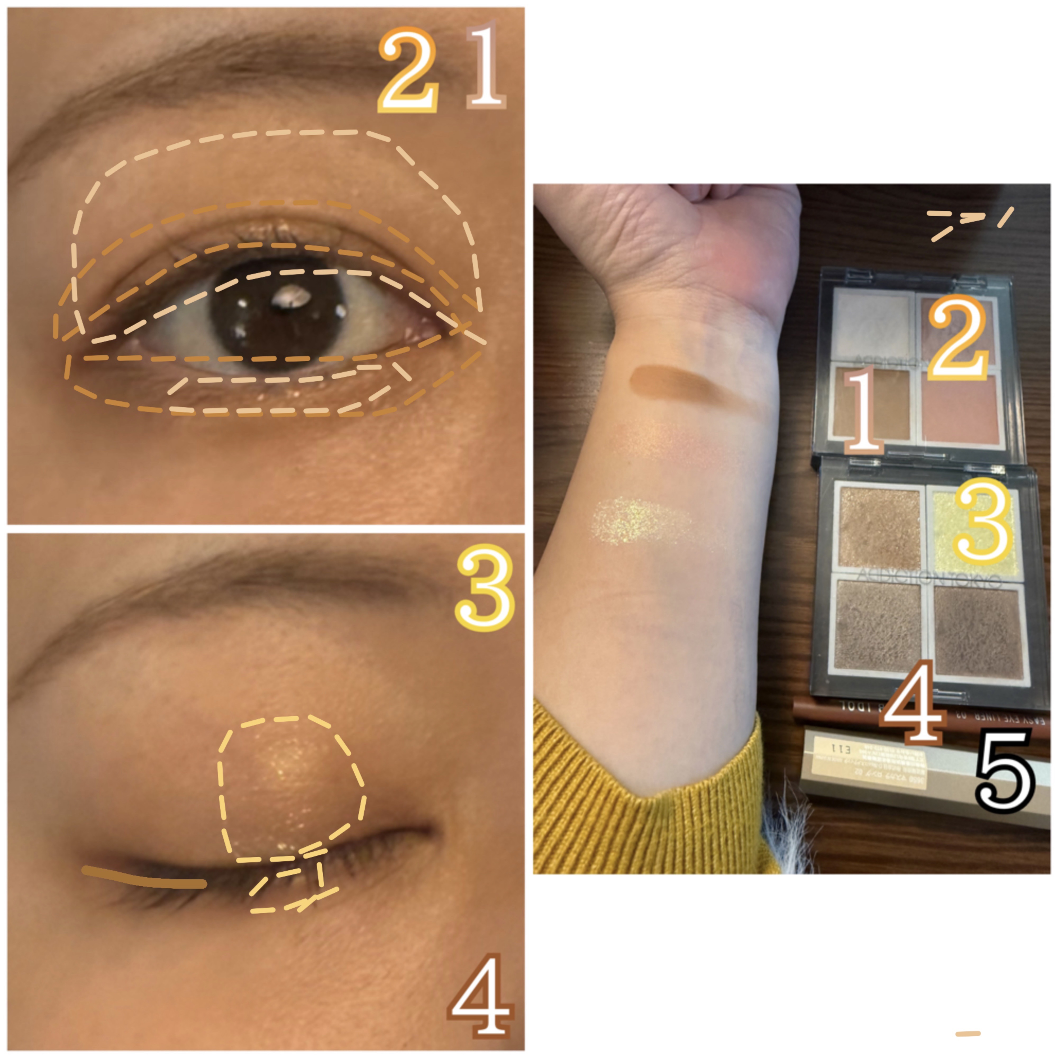 イージーeyeライナー/b idol/ジェルアイライナーを使ったクチコミ（3枚目）