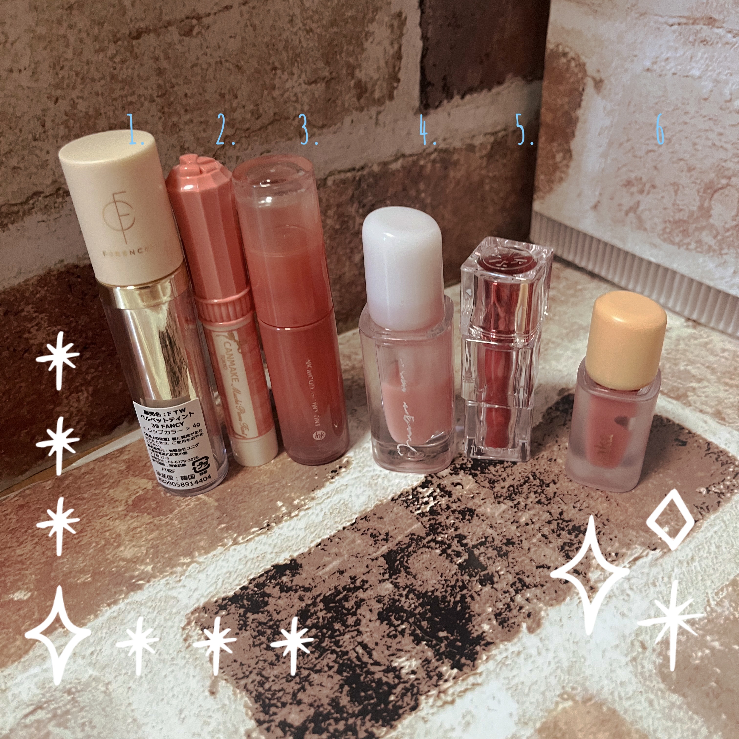 フルーティーグラムティント/Laka/リップティントを使ったクチコミ（1枚目）