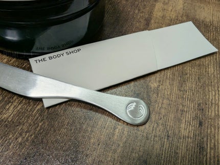 再生アルミスパチュラ/THE BODY SHOP/その他スキンケアグッズを使ったクチコミ(3枚目)