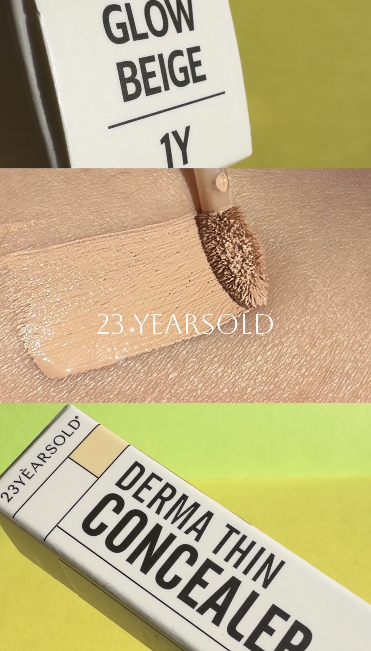 ダーマシンコンシーラー 1号 グロウベージュ/23years old/リキッドコンシーラーを使ったクチコミ（1枚目）