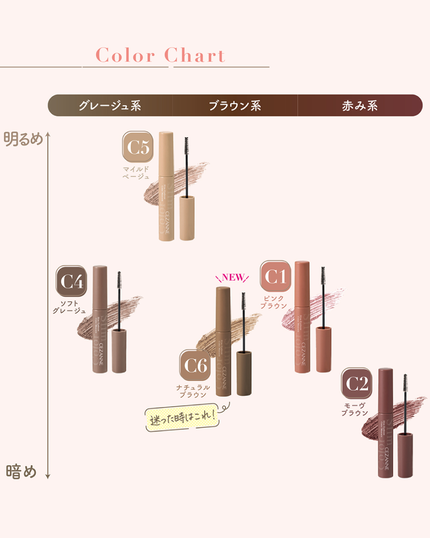 極細アイブロウマスカラ/CEZANNE/眉マスカラを使ったクチコミ(2枚目)