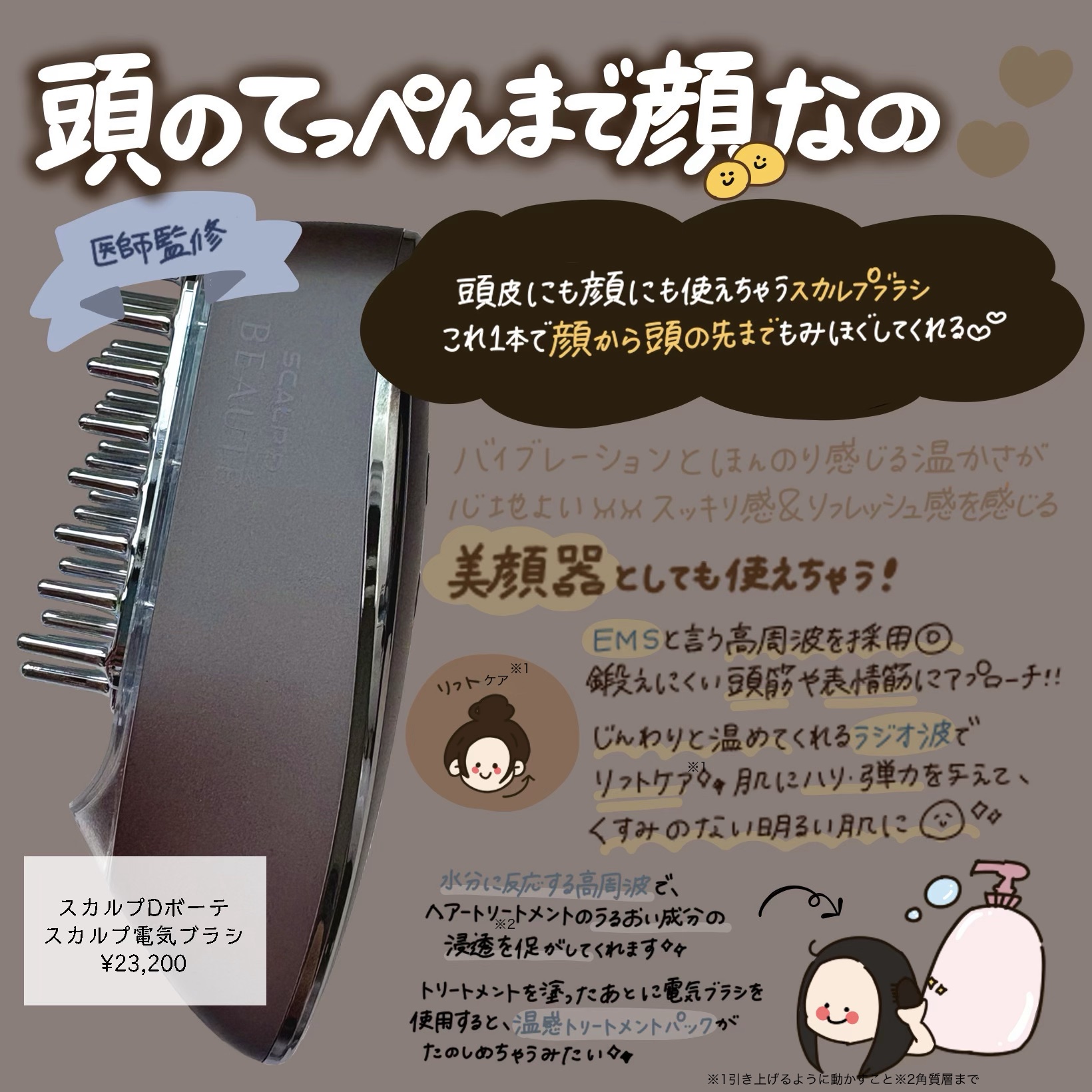 スカルプ電気ブラシ/アンファー(スカルプD)/美顔器・マッサージを使ったクチコミ（2枚目）