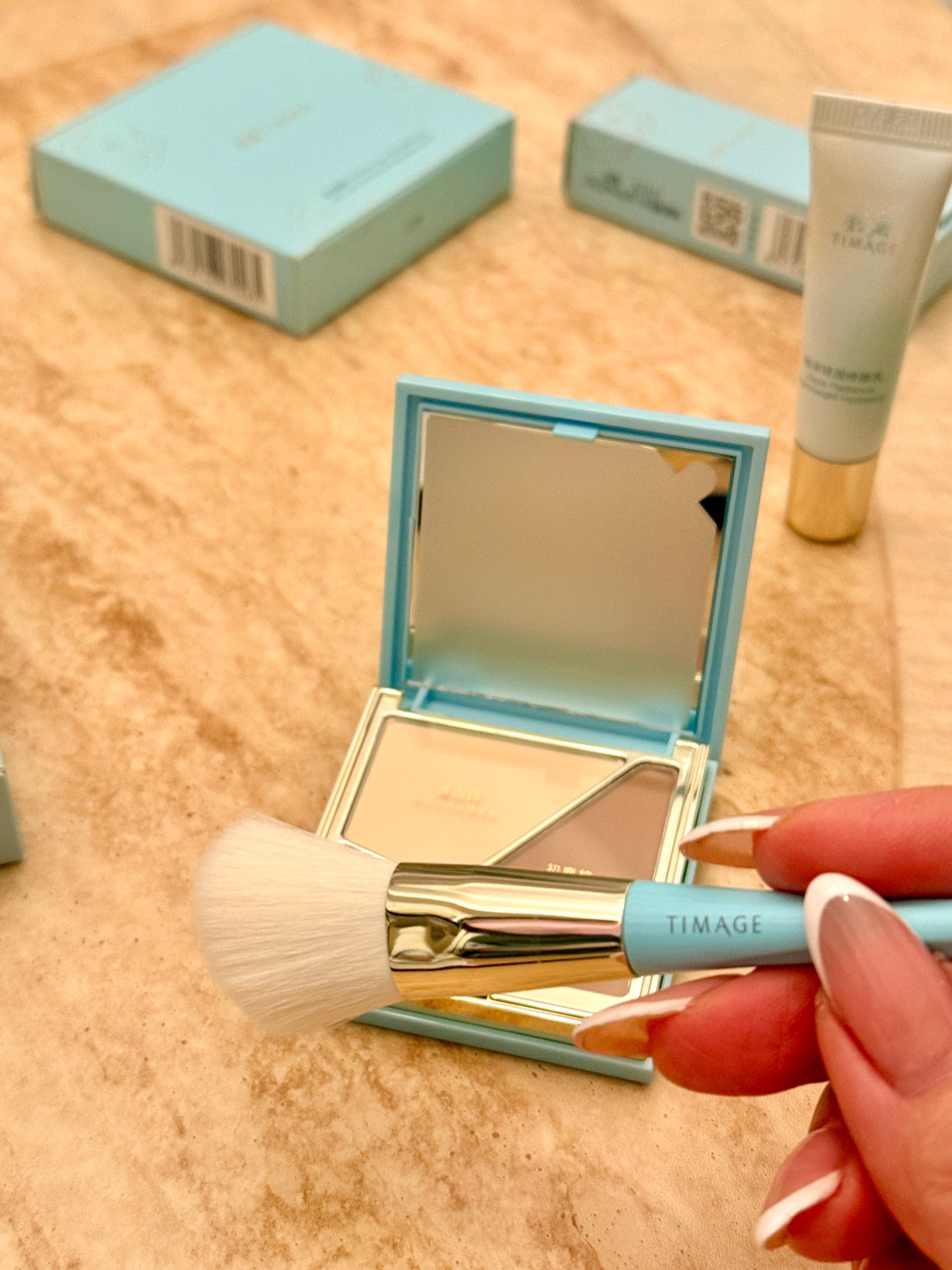 ハイライト・シェーディングパレットミニセット/TIMAGE/メイクアップキットを使ったクチコミ(4枚目)