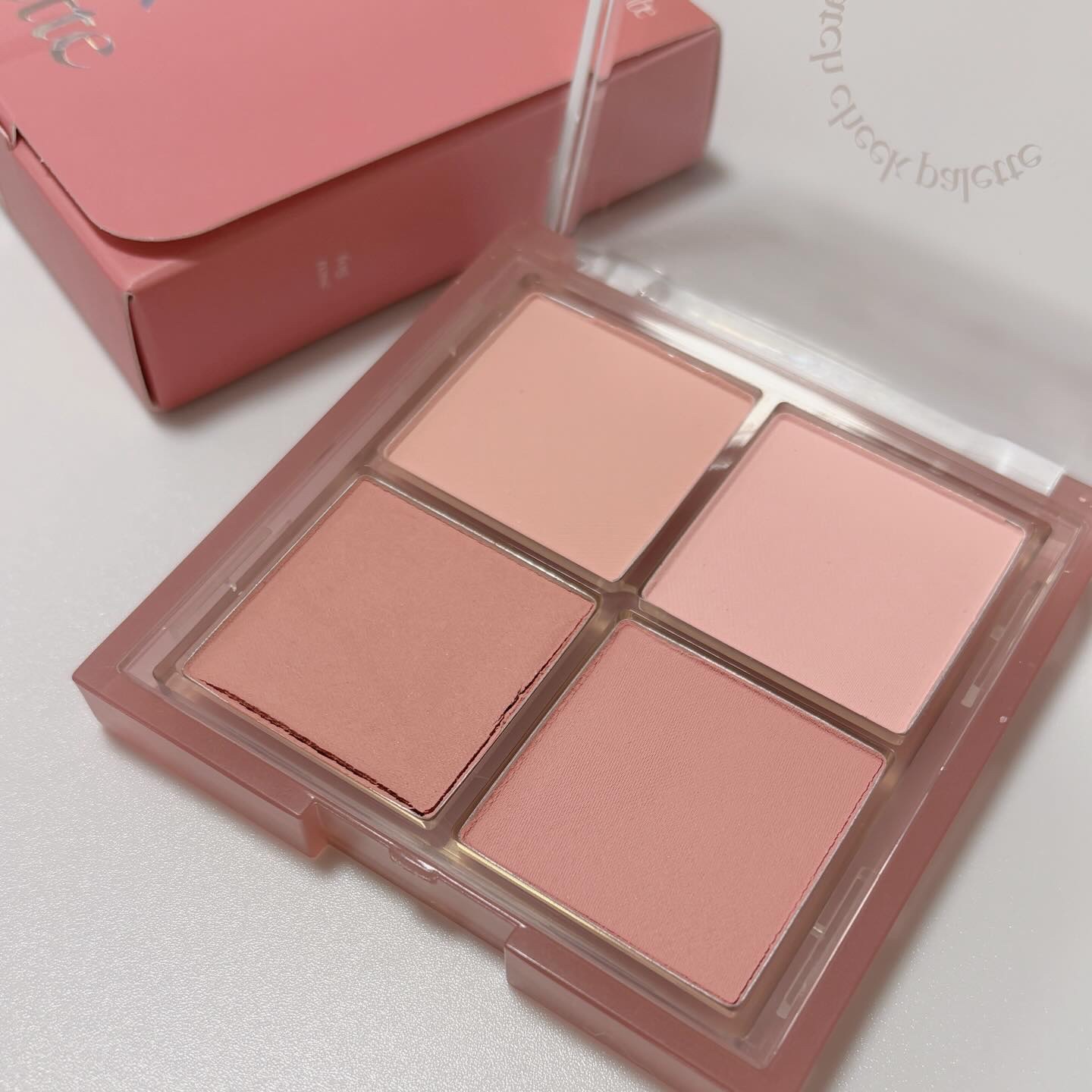 ミックスマッチチークパレット/be aube/パウダーチークを使ったクチコミ（2枚目）