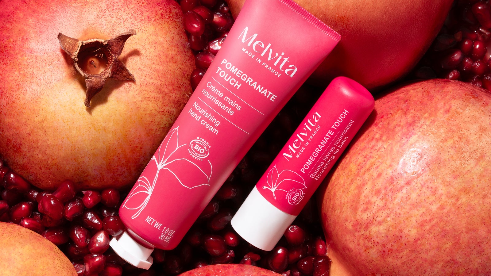 Melvita BIO リップバーム ザクロ