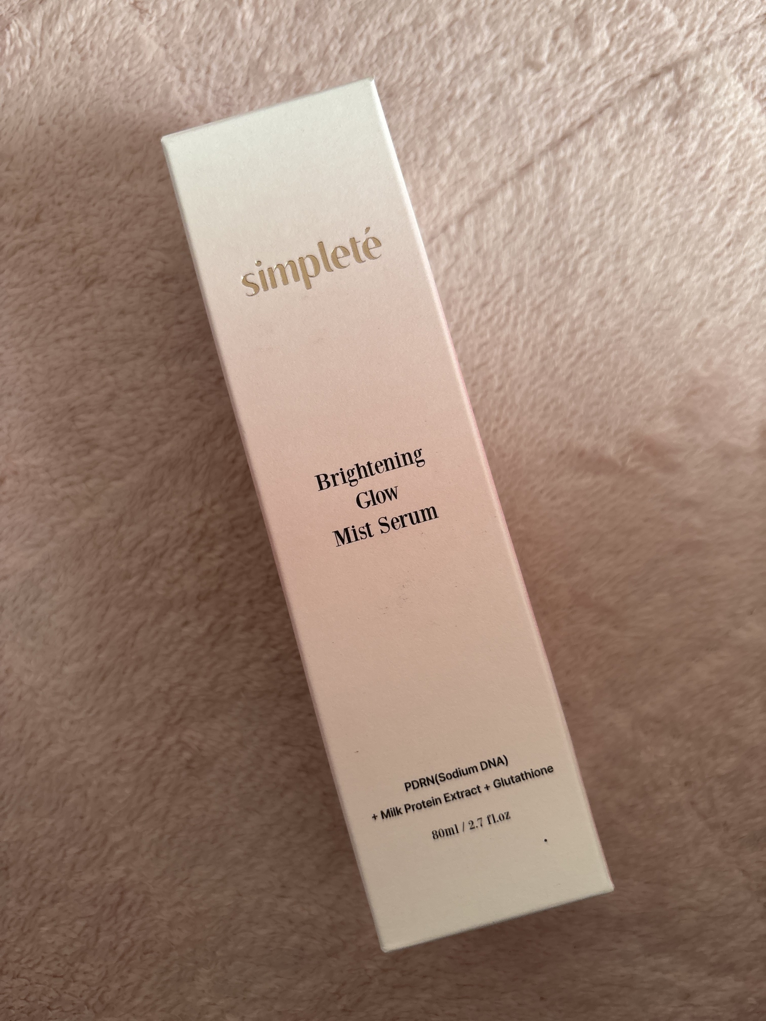 ブライトニング グロウ ミストセラム/Simplete(シンプレ)/ミスト状化粧水を使ったクチコミ（1枚目）