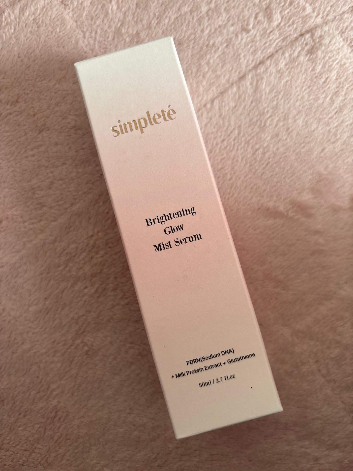 ブライトニング グロウ ミストセラム/Simplete(シンプレ)/ミスト状化粧水を使ったクチコミ(1枚目)