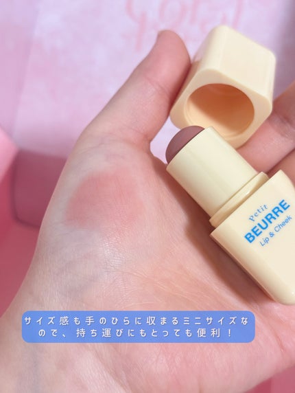 プチブール リップ&チーク/Coralhaze/口紅を使ったクチコミ(5枚目)