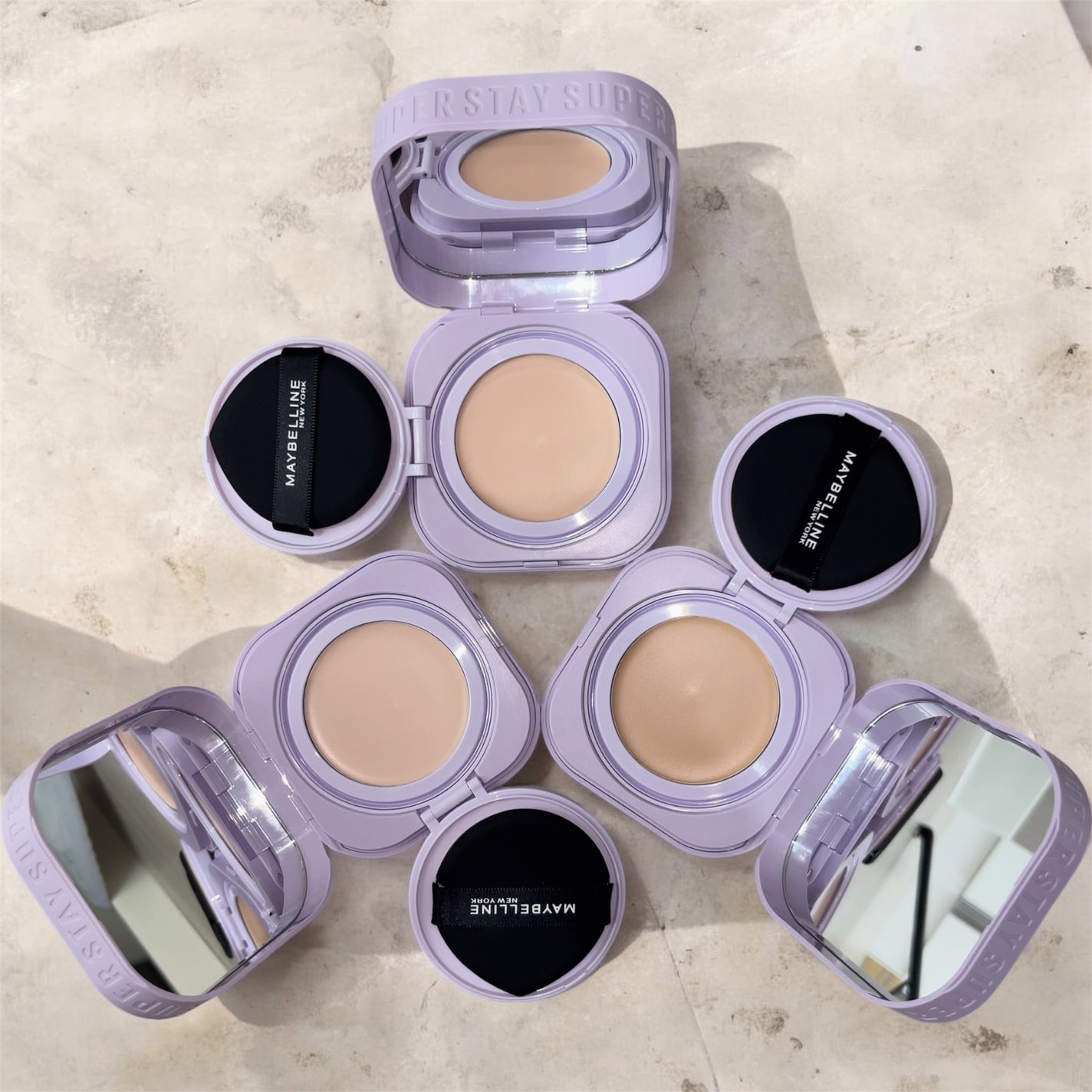 SPステイ クリームパクト ファンデーション/MAYBELLINE NEW YORK/クリーム・エマルジョンファンデーションを使ったクチコミ(5枚目)