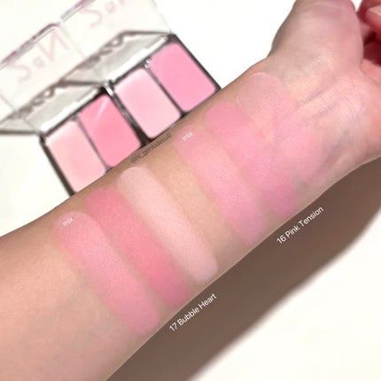 ソフトブラーリングアイパレット/wakemake/アイシャドウパレットを使ったクチコミ(4枚目)