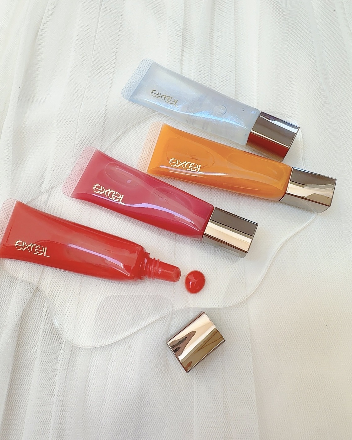 エクセル パンプフルドロップ/excel/リップグロスを使ったクチコミ（1枚目）