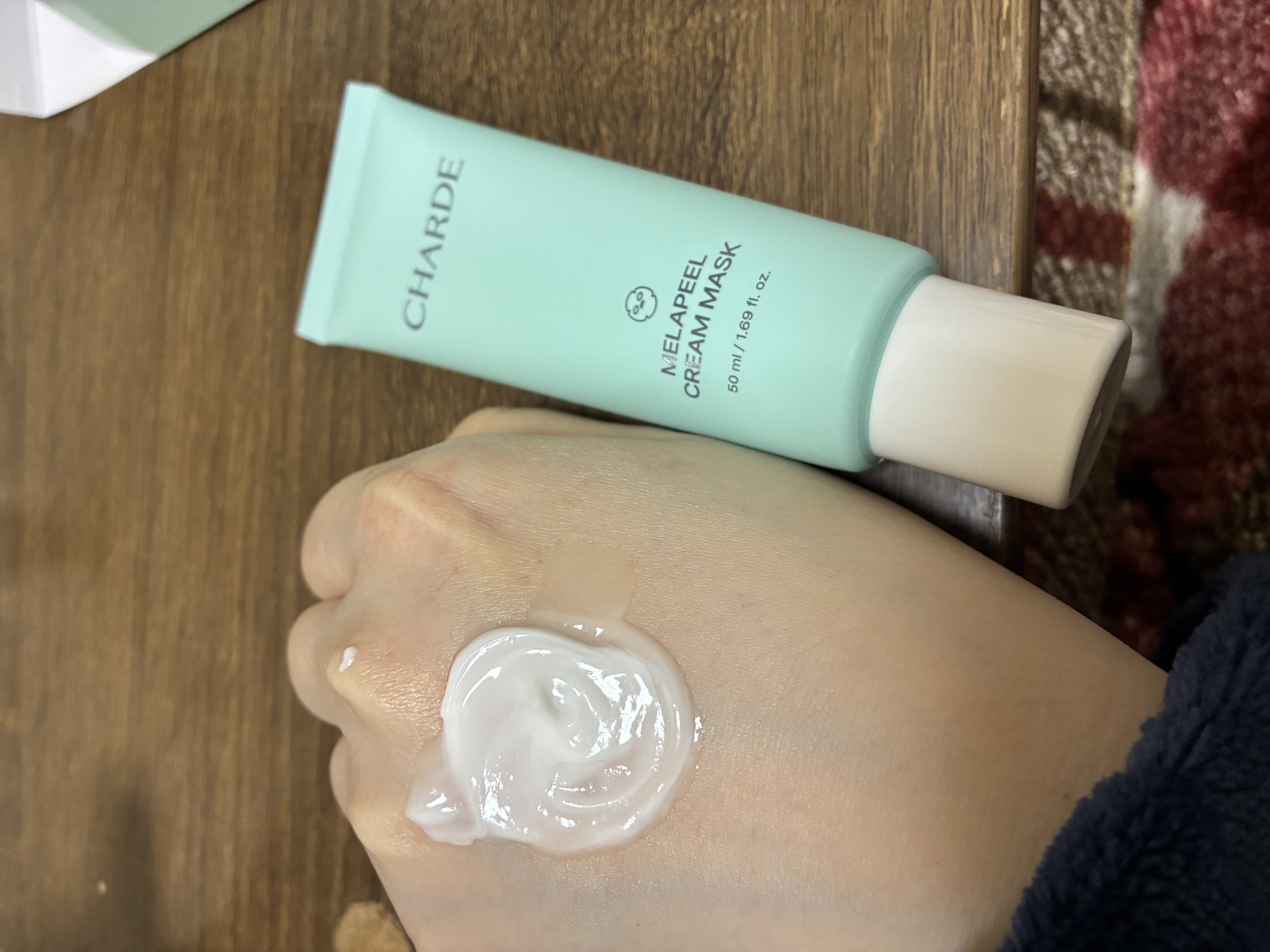メラピールクリームマスク/CHARDE/ピーリングを使ったクチコミ（2枚目）