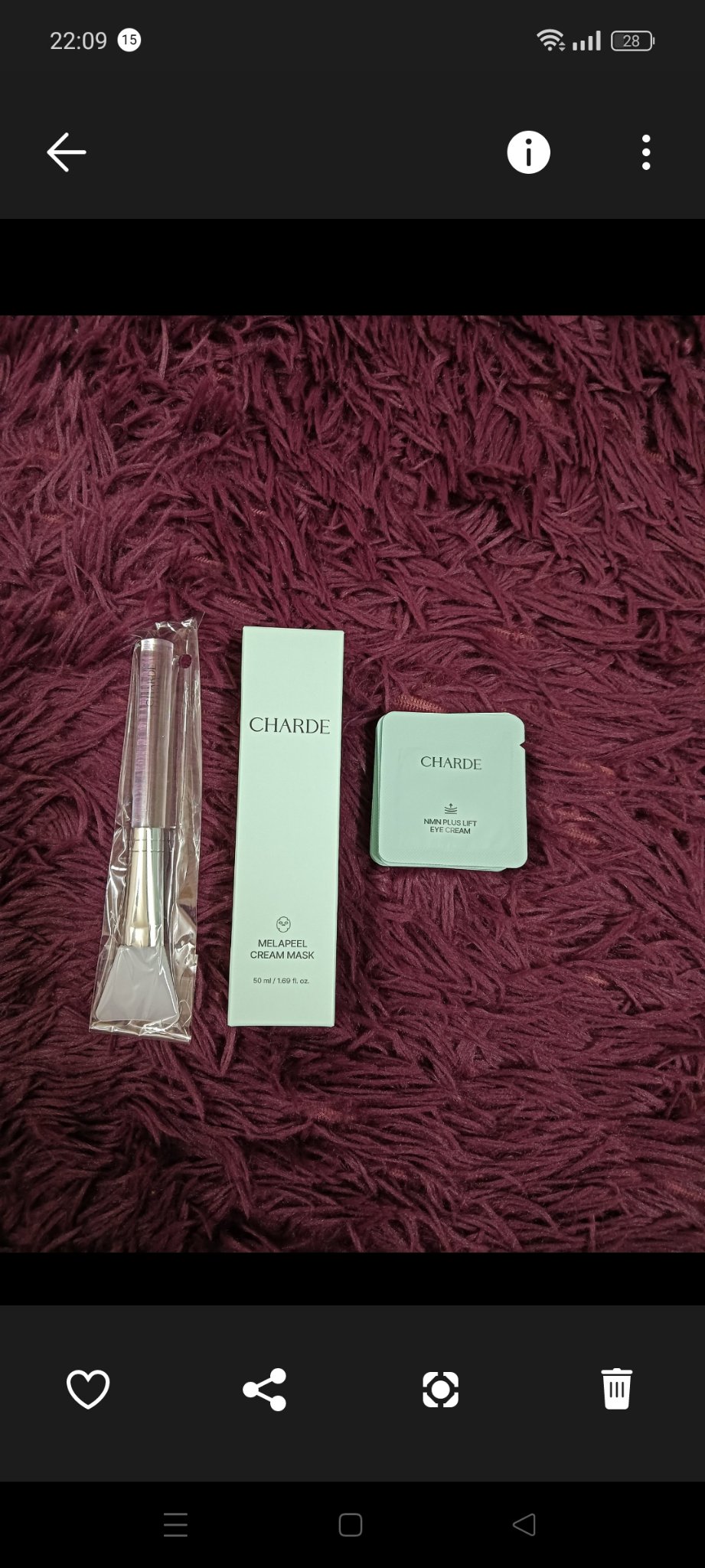 メラピールクリームマスク/CHARDE/ピーリングを使ったクチコミ（2枚目）