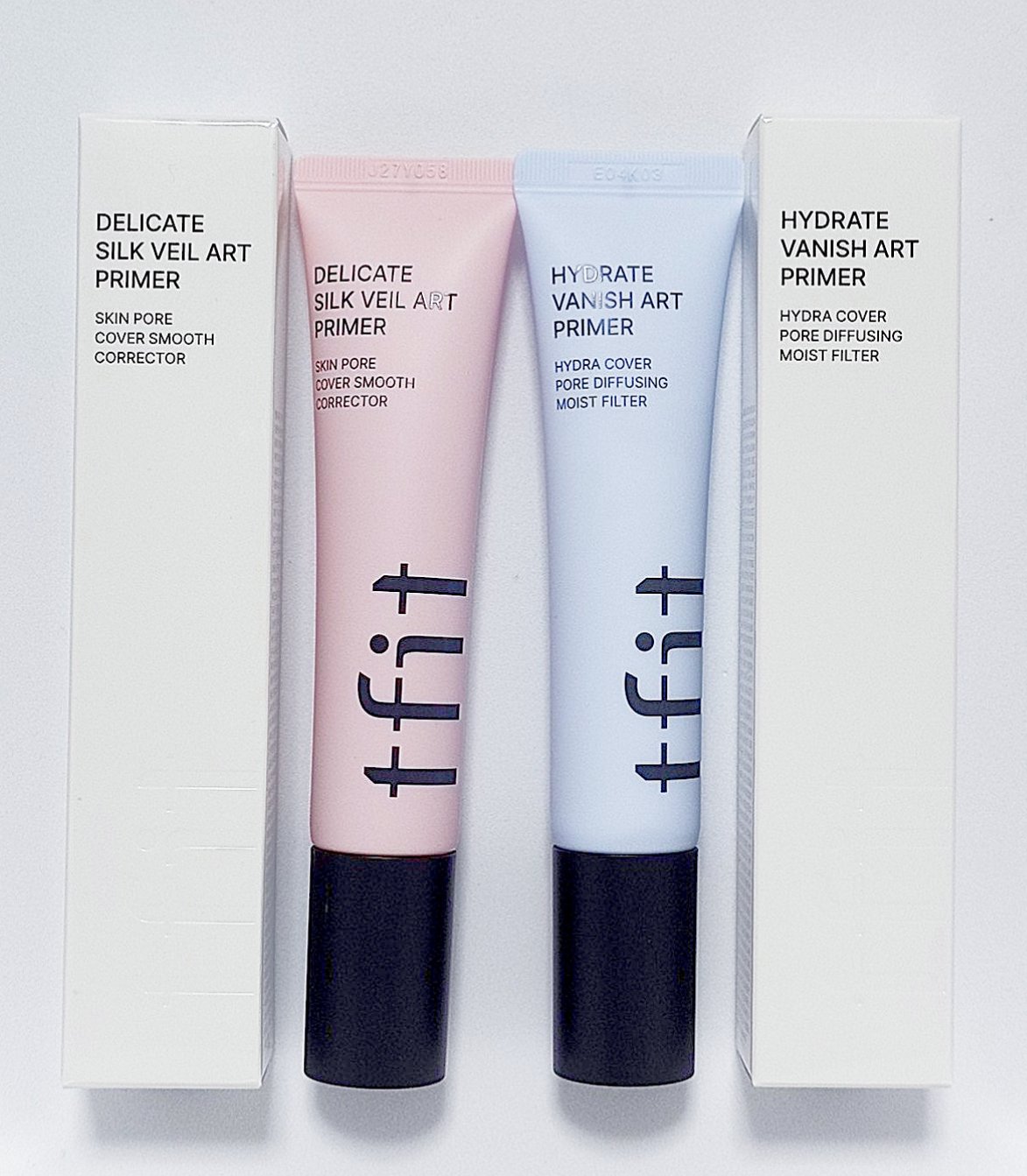 #TFIT　#ティーフィット

デリケートシルクベールアート プライマー 30ml　￥1,683
ハイドレートバニッシュアート プライマー 30ml　￥1,683


◣パウチタイプの試供品を試してみて 良かったので
現品を購入してみました