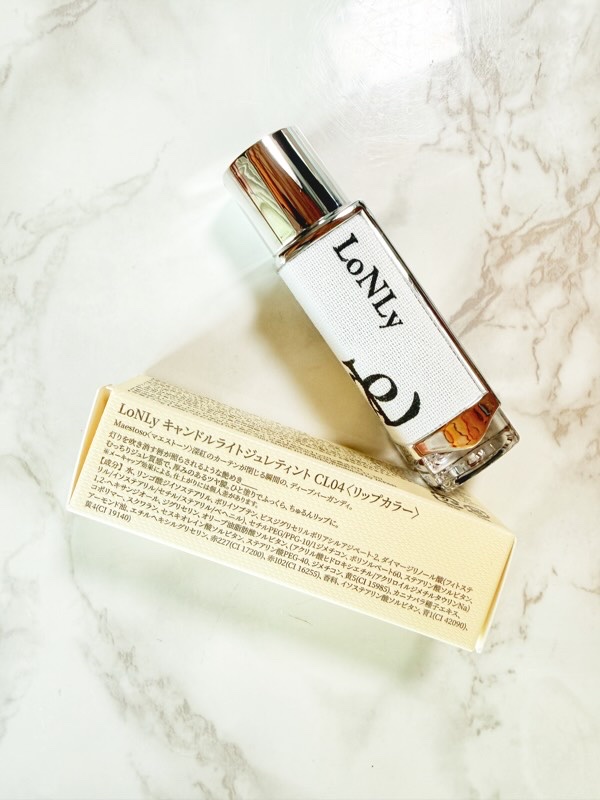 キャンドルライトジュレティント/LoNLy /リップティントを使ったクチコミ（2枚目）