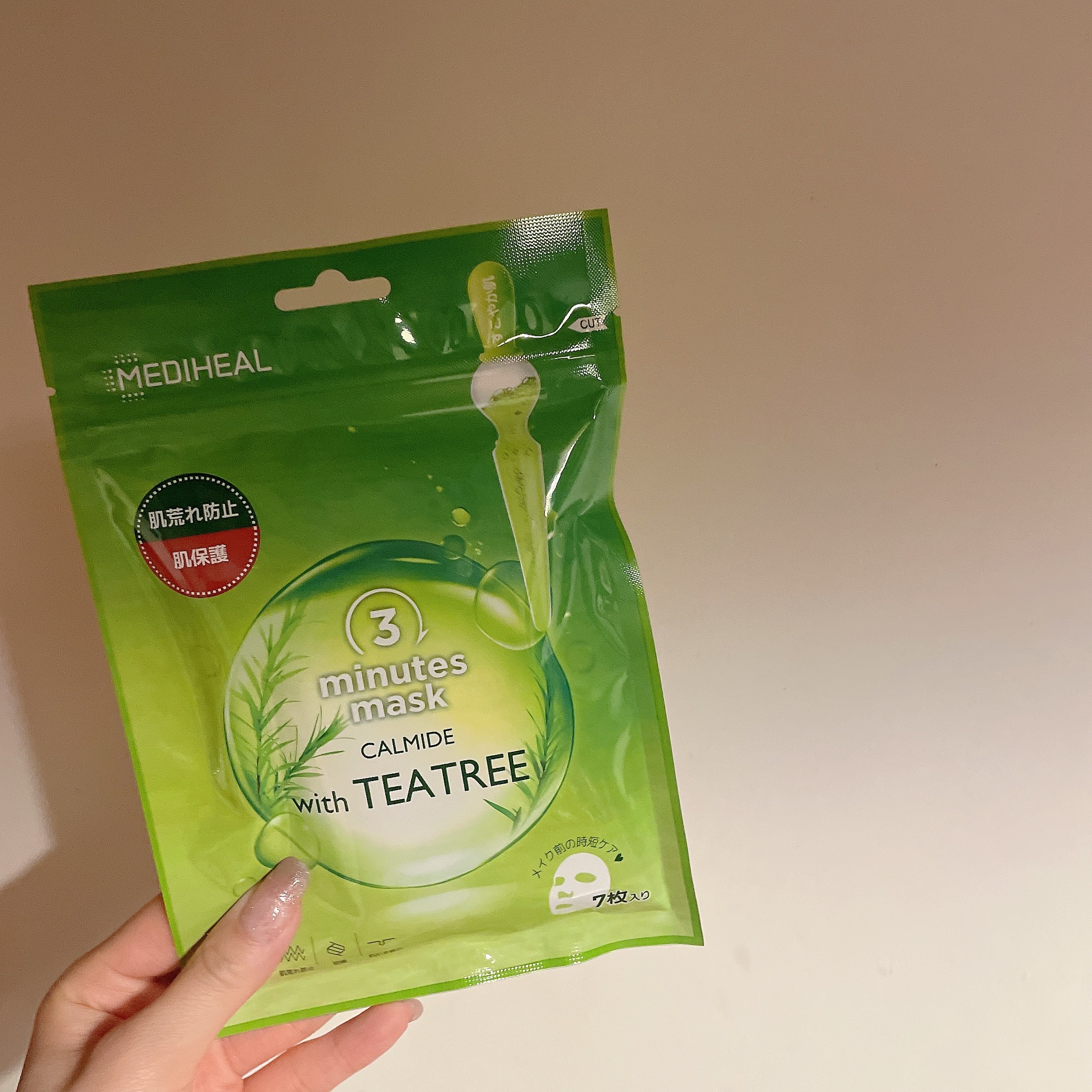 THE ティーツリー 3ミニッツ マスク 7枚/MEDIHEAL/シートマスク・パックを使ったクチコミ（1枚目）