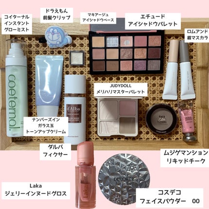 プレイカラーアイパレット ランジェリーバックステージ/ETUDE/アイシャドウパレットを使ったクチコミ(2枚目)