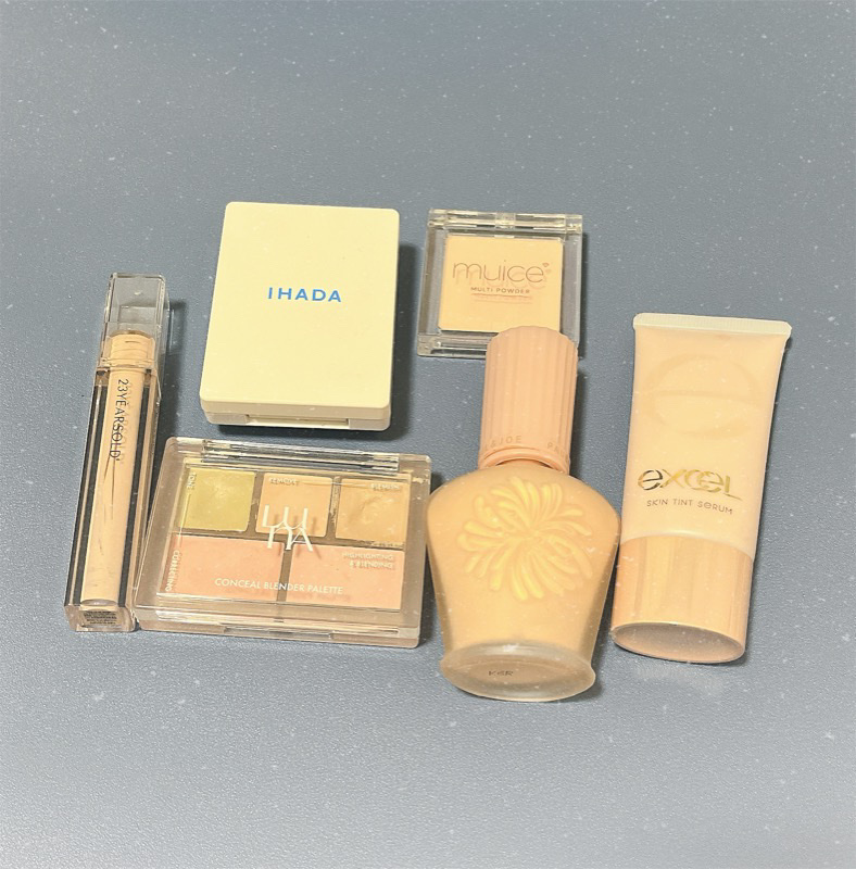 スキンティントセラム/excel/リキッドファンデーションを使ったクチコミ（1枚目）