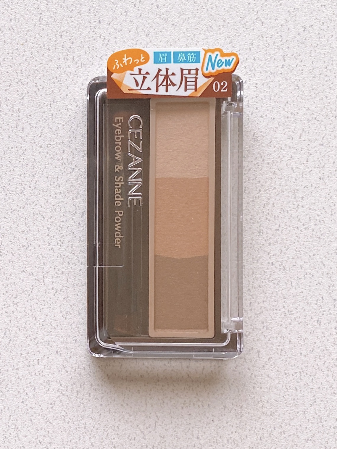 アイブロウ&シェードパウダー/CEZANNE/パウダーアイブロウを使ったクチコミ（3枚目）