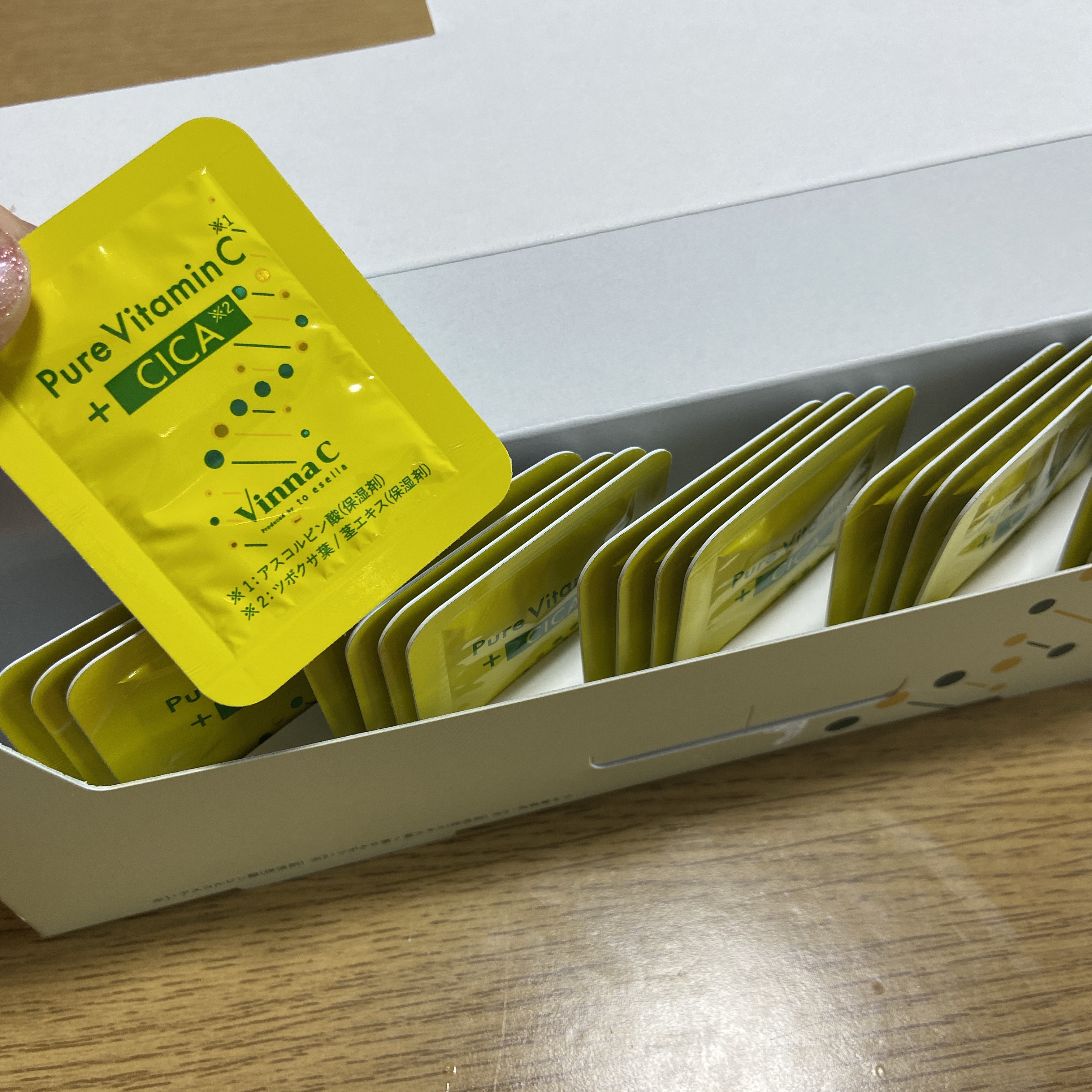 Vinna C/to esella/美容液を使ったクチコミ（2枚目）