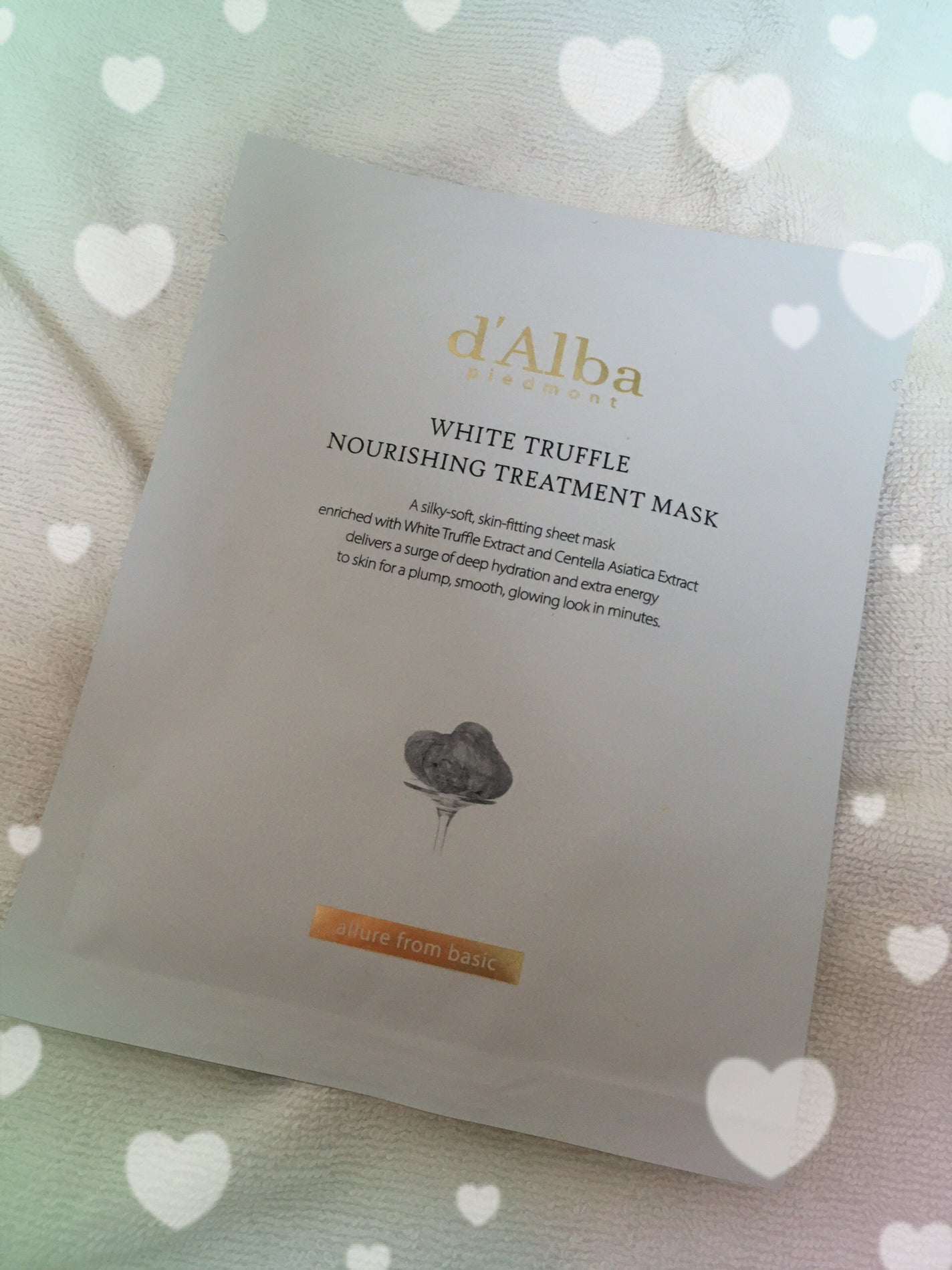 ホワイトトリュフナリシングトリートメントマスク/ダルバ/シートマスク・パックを使ったクチコミ(1枚目)