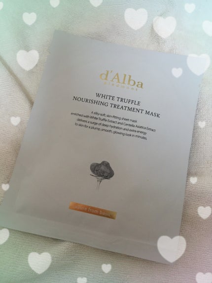 ホワイトトリュフナリシングトリートメントマスク/ダルバ/シートマスク・パックを使ったクチコミ(1枚目)