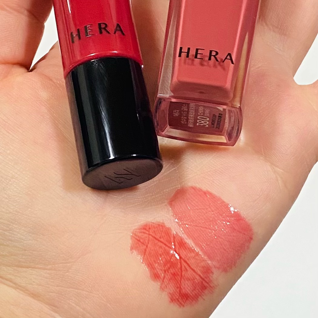 センシュアル ティンティッドシャイン リップセラム/HERA/リップティントを使ったクチコミ（2枚目）