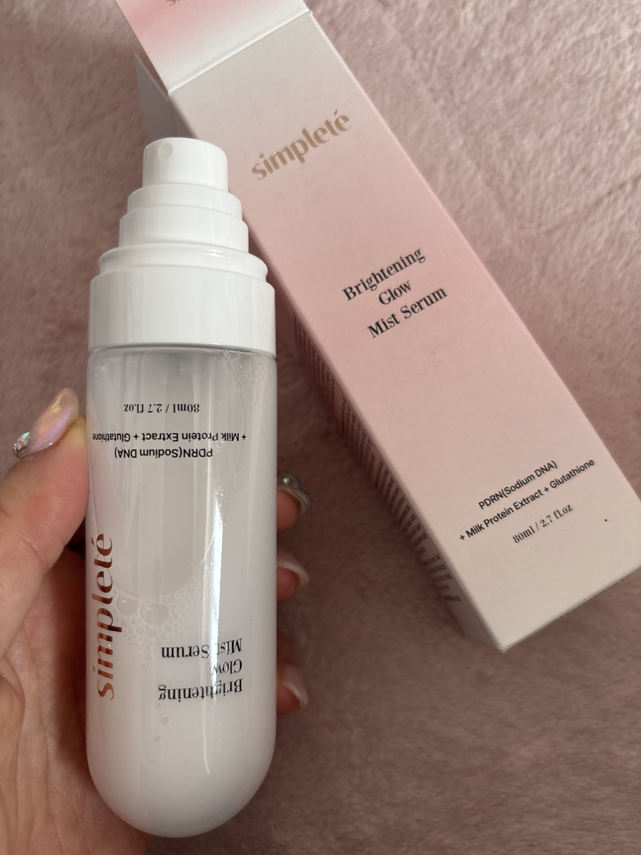 ブライトニング グロウ ミストセラム/Simplete(シンプレ)/ミスト状化粧水を使ったクチコミ（2枚目）