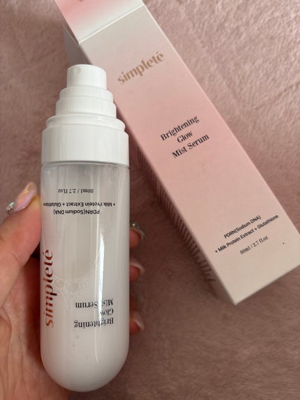 ブライトニング グロウ ミストセラム/Simplete(シンプレ)/ミスト状化粧水を使ったクチコミ(2枚目)