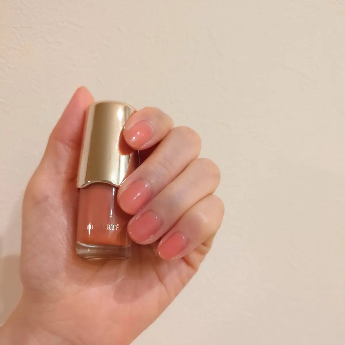 コスメデコルテ スキニフィック ネイルラッカー 19 flamingo pink/DECORTÉ/マニキュアを使ったクチコミ（1枚目）