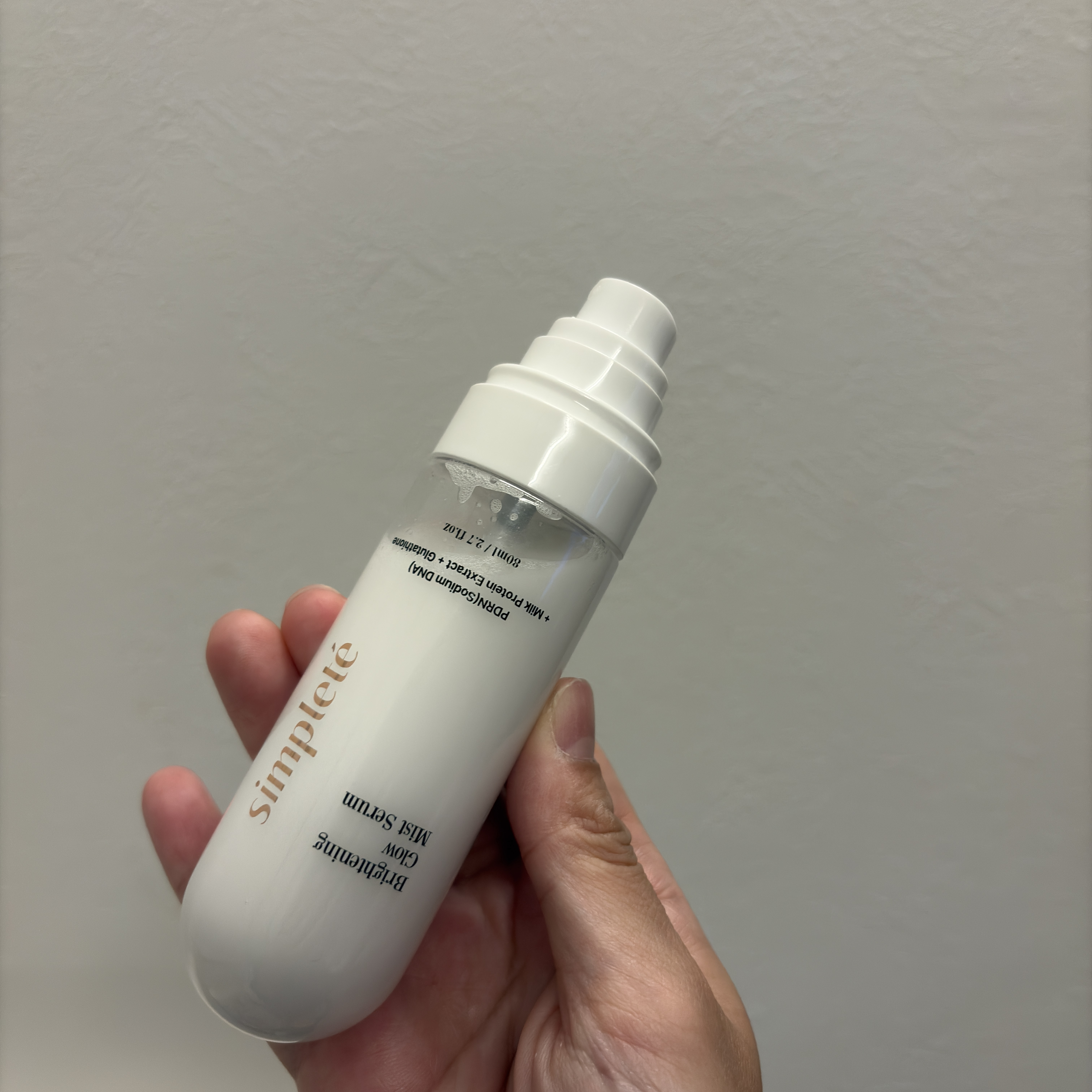 ブライトニング　グロウ　ミストセラム/Simplete(シンプレ)/美容液を使ったクチコミ（3枚目）