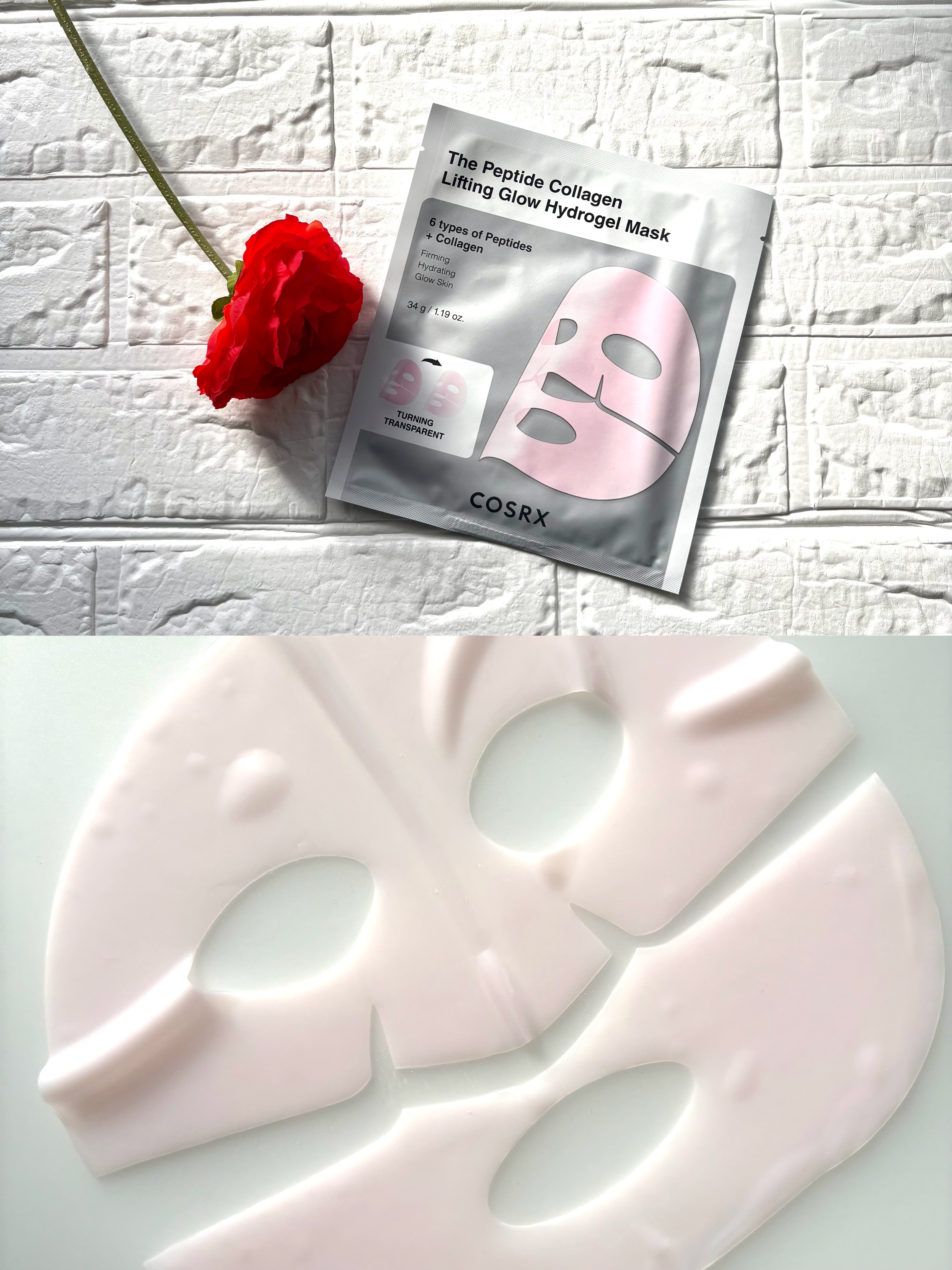 RXザ・ペプチド コラーゲン ハイドロゲルパック/COSRX/シートマスク・パックを使ったクチコミ（3枚目）