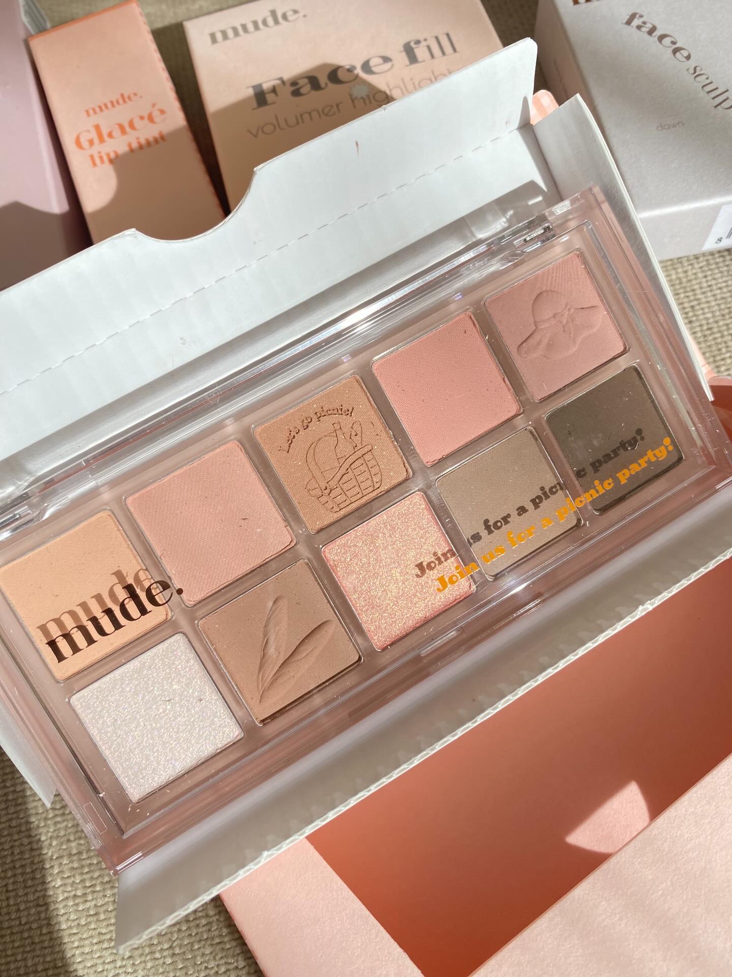 MDショールモーメント アイシャドウパレット 07 ピクニックタイム/mude./アイシャドウパレットを使ったクチコミ（2枚目）