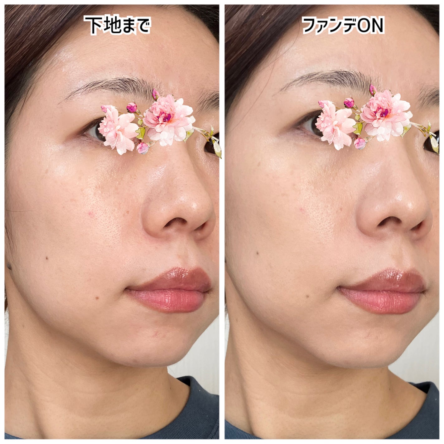 インクラスティングクッションファンデーション/THE FACE SHOP/クッションファンデーションを使ったクチコミ(4枚目)