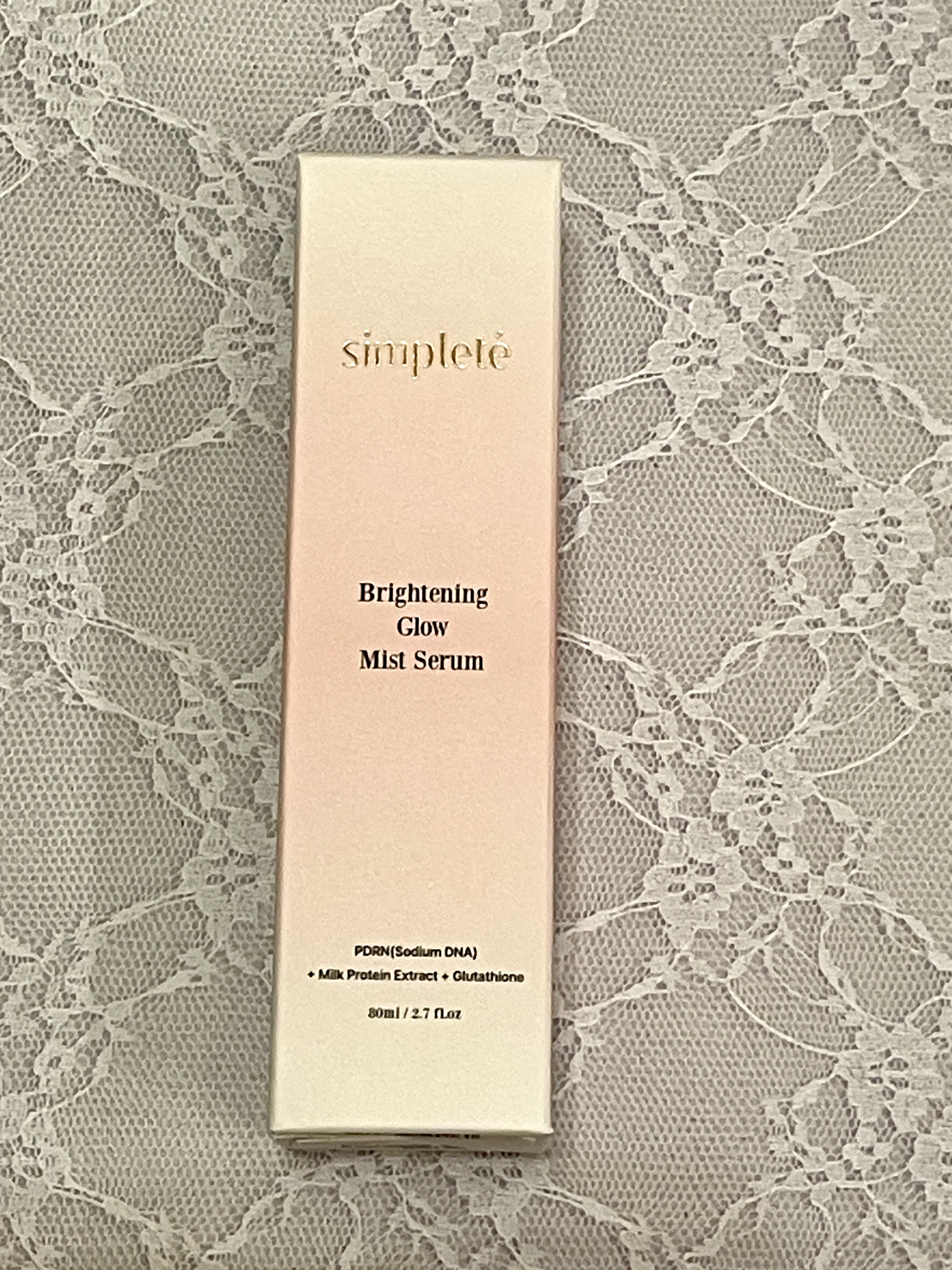 ブライトニング　グロウ　ミストセラム/Simplete(シンプレ)/美容液を使ったクチコミ（1枚目）