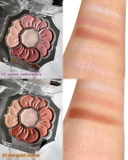 ジルスチュアート ドレスドブルーム アイズ/JILL STUART/アイシャドウパレットを使ったクチコミ(2枚目)