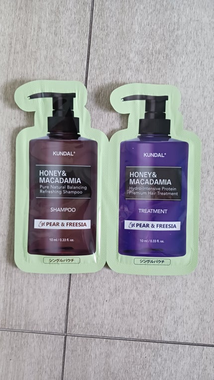 クンダル H&Mシャンプー/ヘアトリートメント ペアー&フリージア/KUNDAL/市販シャンプーを使ったクチコミ(1枚目)