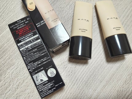 ケイト エアリーチェンジリキッド/KATE/リキッドファンデーションを使ったクチコミ(3枚目)