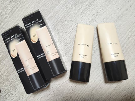 ケイト エアリーチェンジリキッド/KATE/リキッドファンデーションを使ったクチコミ(2枚目)