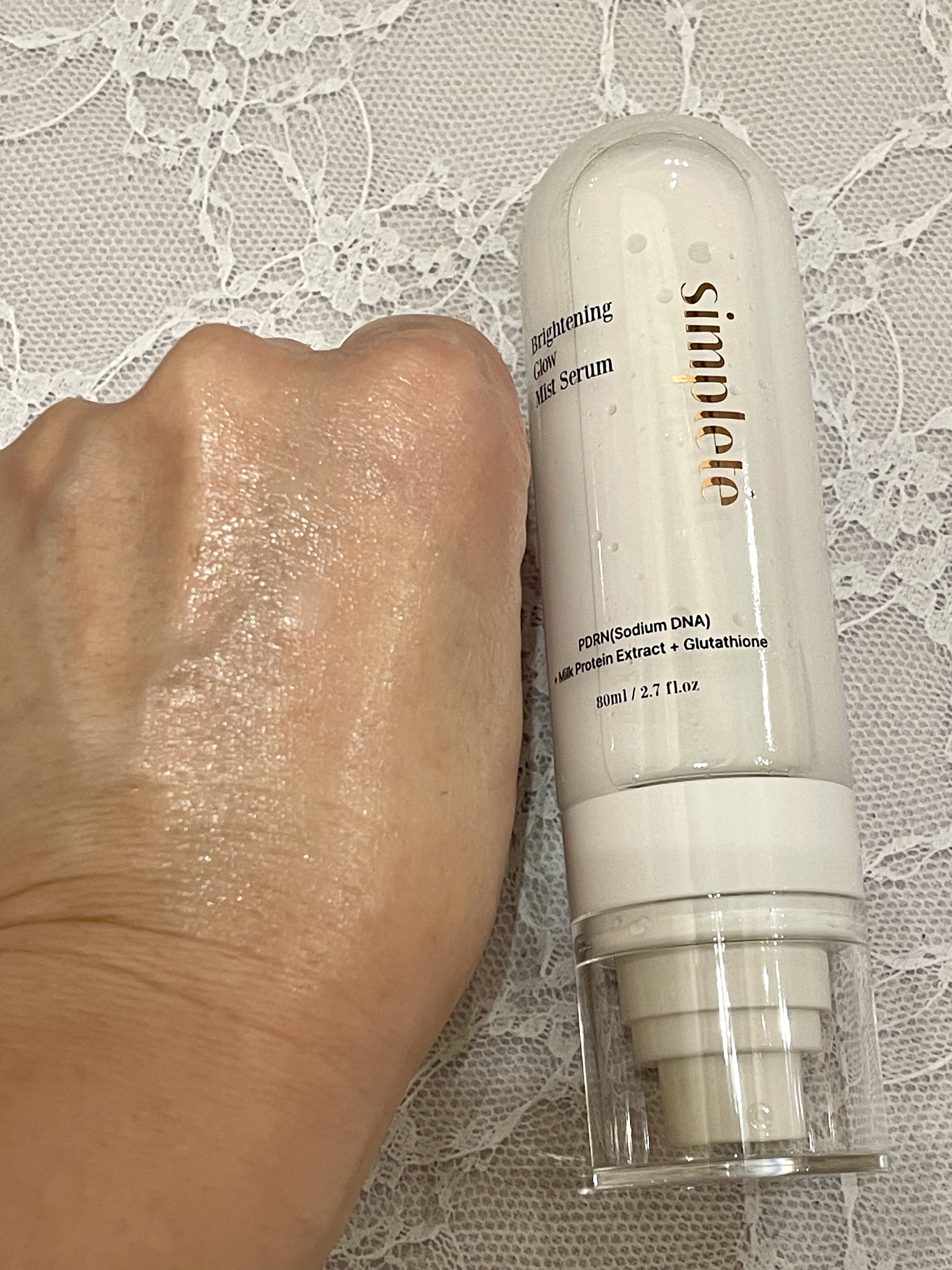 ブライトニング　グロウ　ミストセラム/Simplete(シンプレ)/美容液を使ったクチコミ（3枚目）