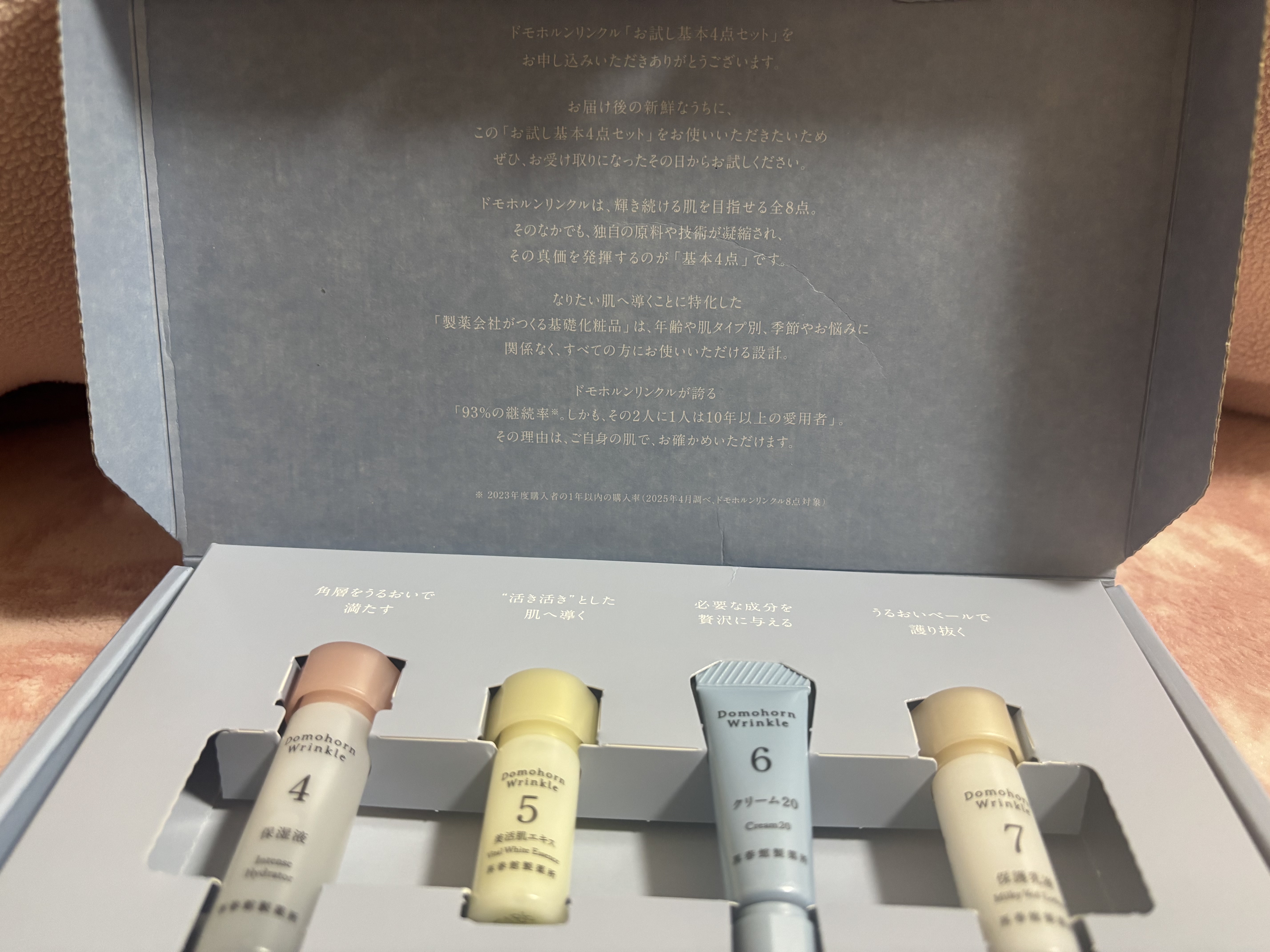 トラベル基本4点セット/ドモホルンリンクル/スキンケアキットを使ったクチコミ（1枚目）