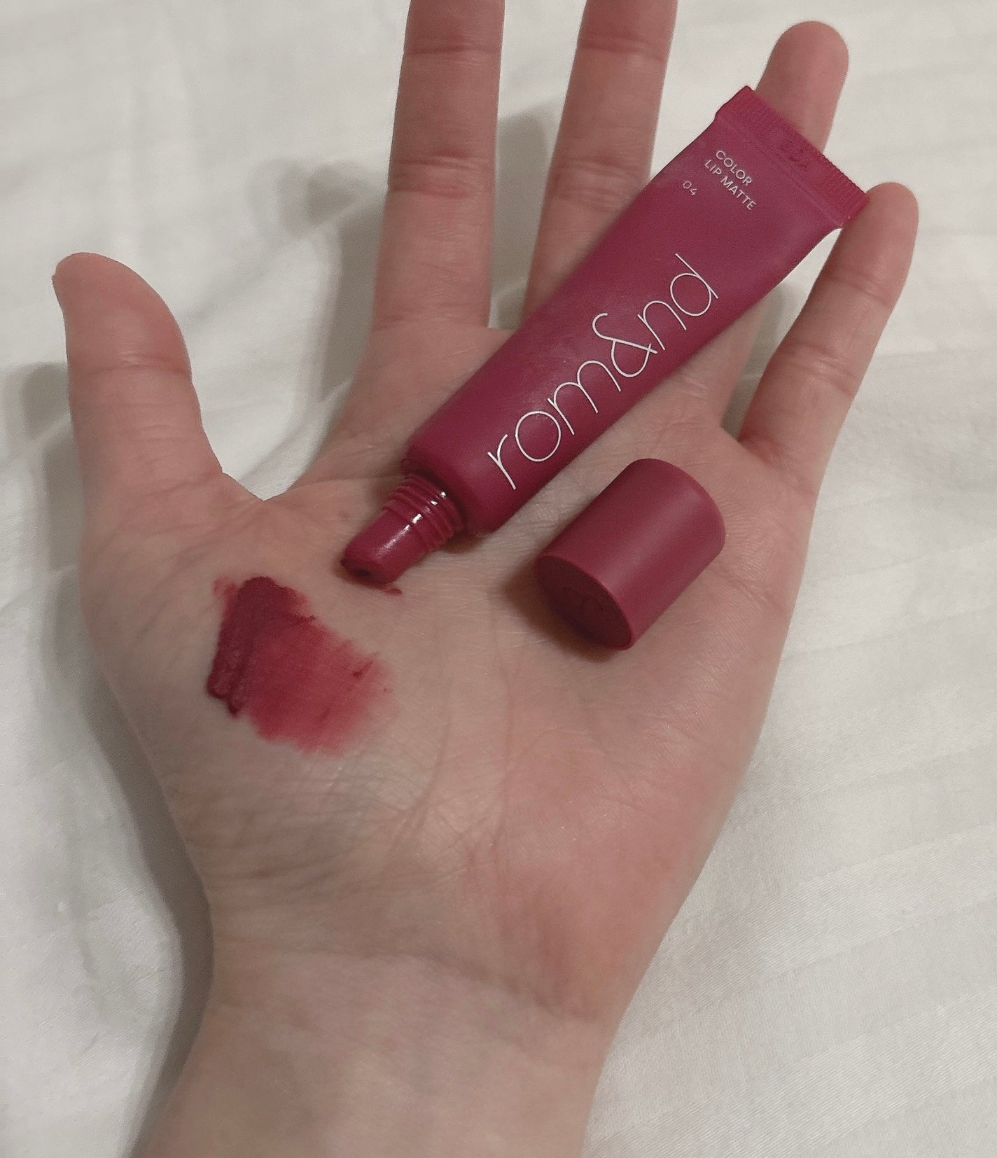 カラーリップマット/rom&nd/口紅を使ったクチコミ(1枚目)