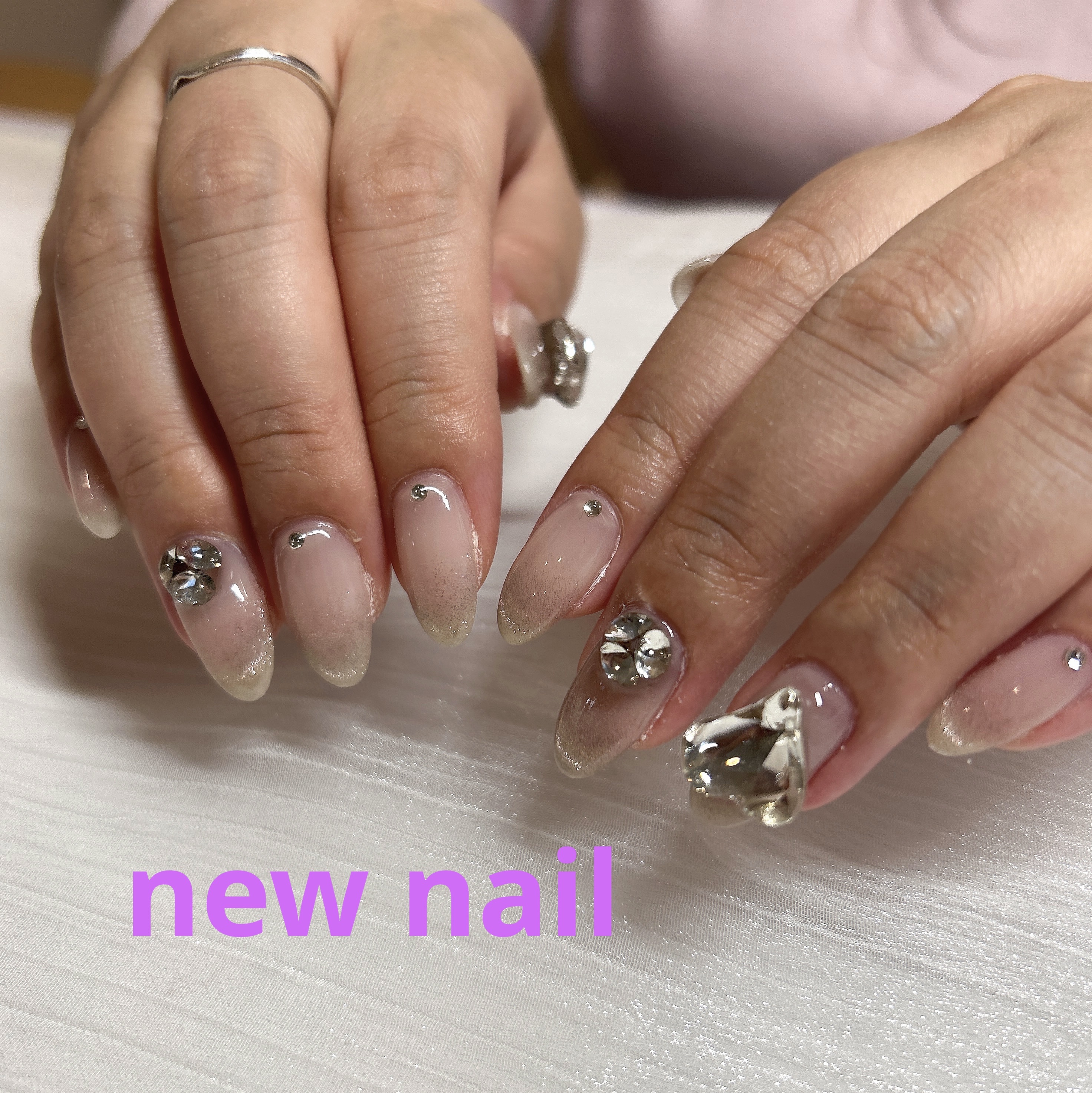 #洒落感ヌーディーネイル,#モテネイルのネイルデザイン