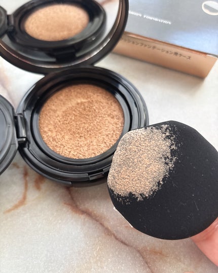 ドラマティックエッセンスクッション グロウ/マキアージュ/クッションファンデーションを使ったクチコミ(4枚目)