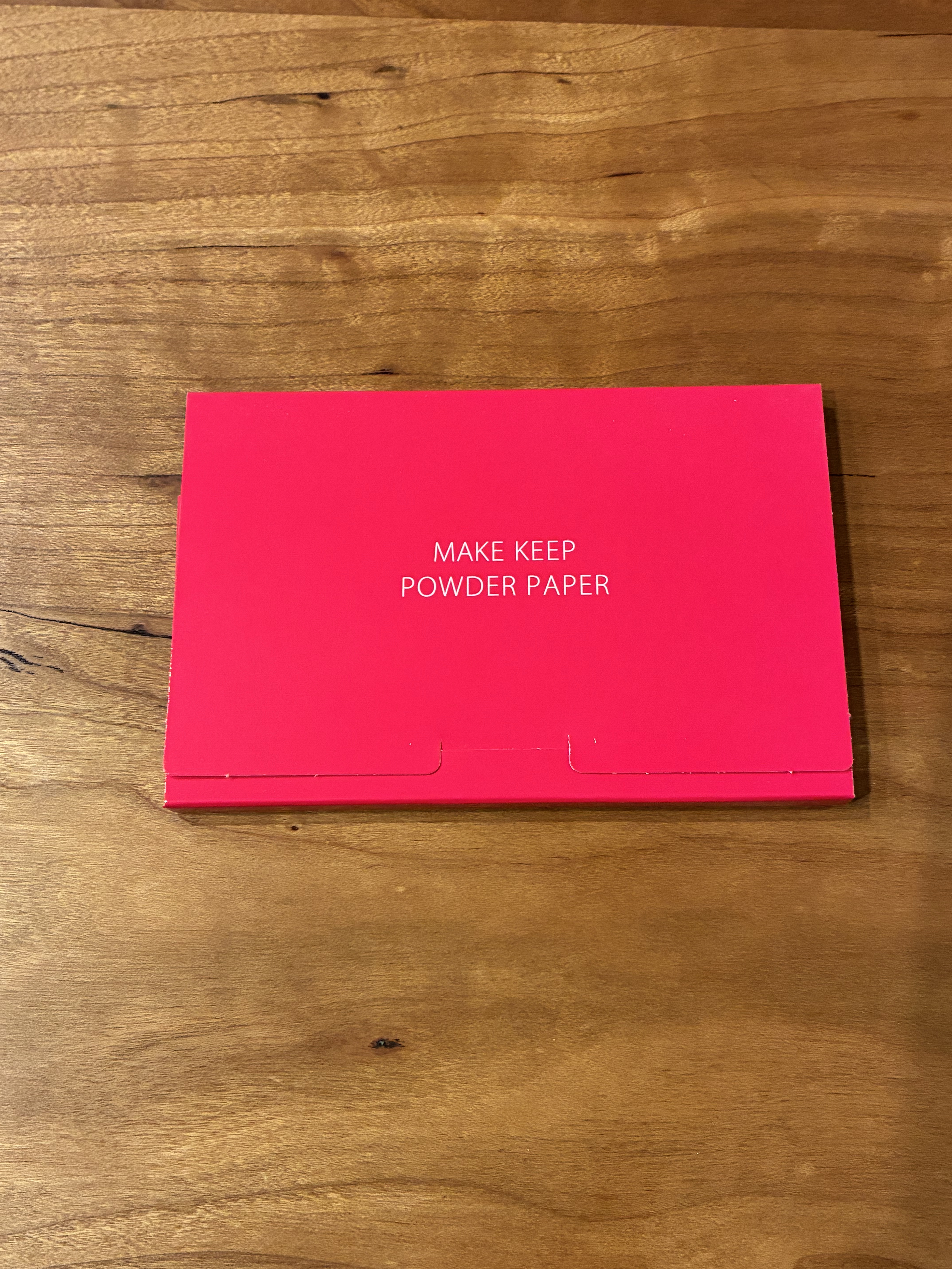 メイク キープ オイルブロック 紙パウダー/コーセーコスメニエンス/あぶらとり紙を使ったクチコミ（1枚目）