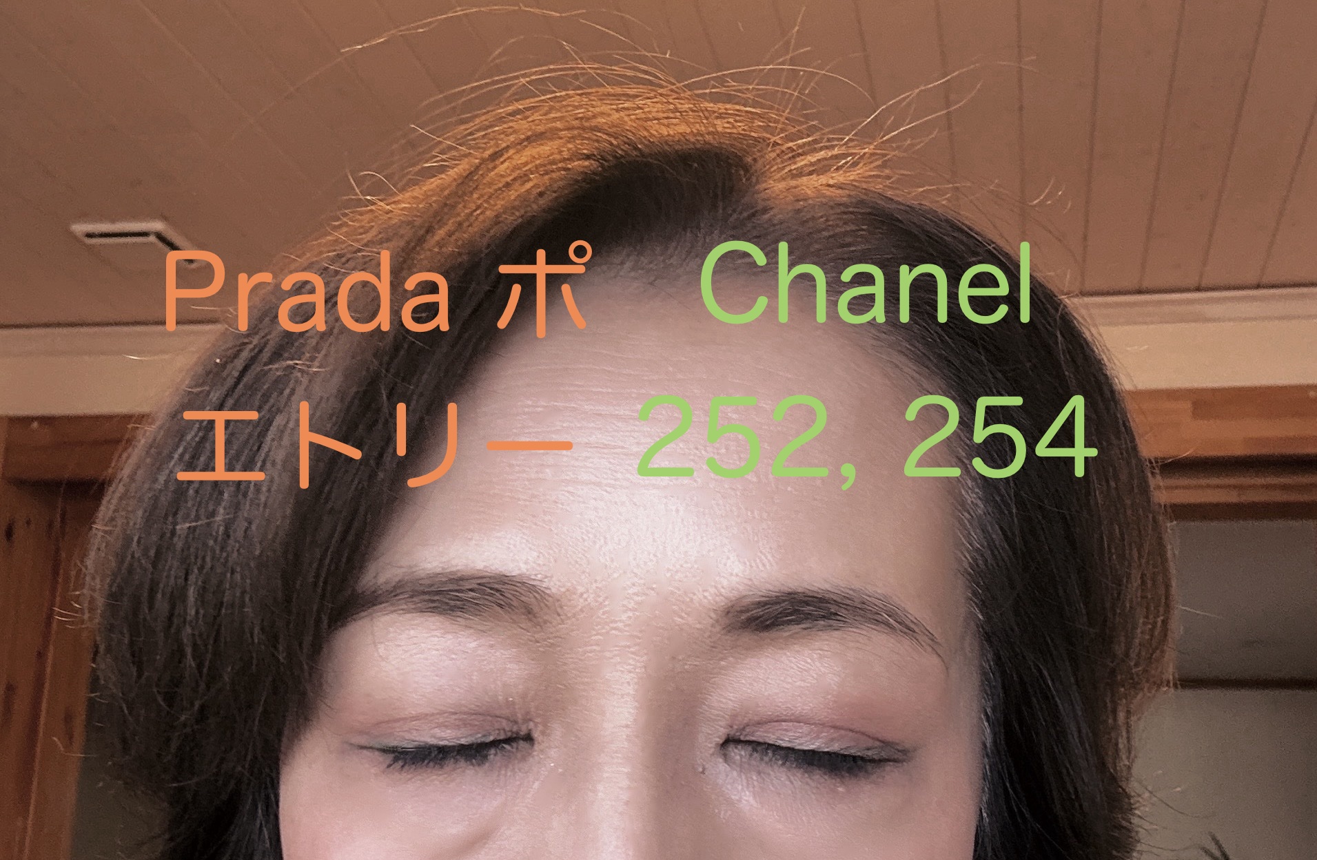 オンブル エサンシエル 254 マント ア ロー/CHANEL/単色アイシャドウを使ったクチコミ（3枚目）