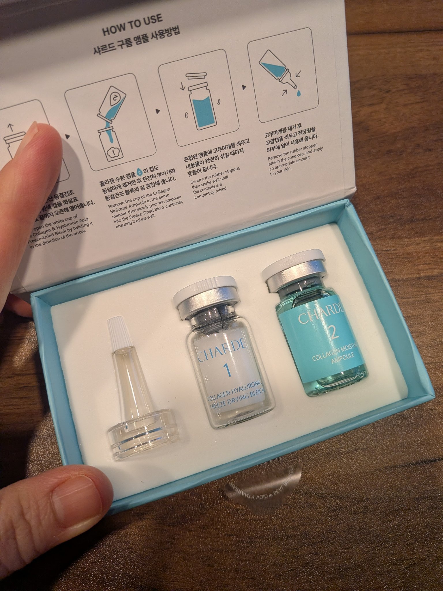 クラウドアンプル 1week キット/CHARDE/美容液を使ったクチコミ（1枚目）