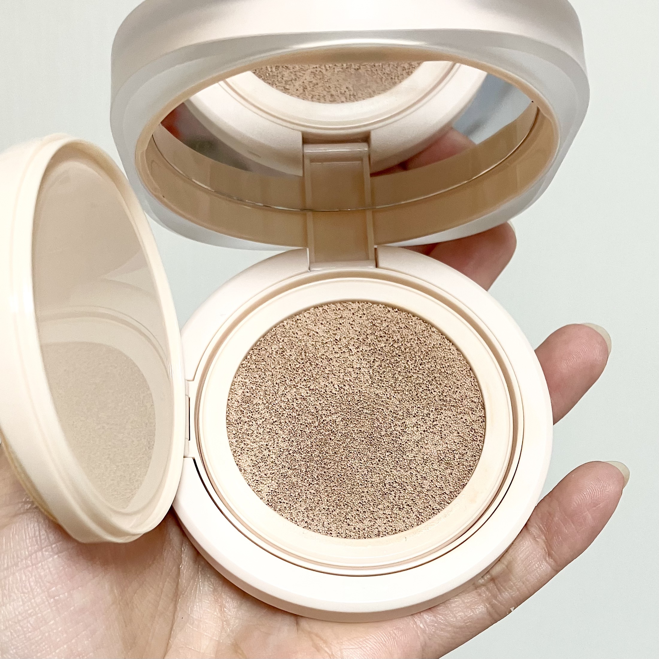 インクラスティングクッションファンデーション/THE FACE SHOP/クッションファンデーションを使ったクチコミ（2枚目）